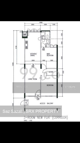 Blk 213 Bedok North Street 1 (Bedok), HDB 3 Rooms #206360901